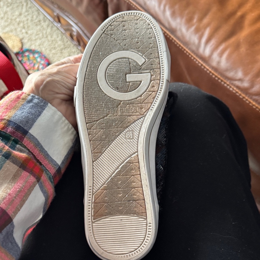 G by Guess Black and White Sequin Sneakers - Picture 4 of 5